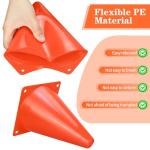 12-Pack 7-Inch Soccer Training Cones