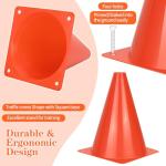 12-Pack 7-Inch Soccer Training Cones