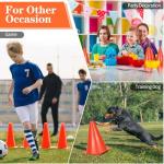 12-Pack 7-Inch Soccer Training Cones