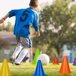 7-Inch Soccer Cones - 24 Pack for Training