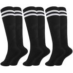 Kids Striped Knee High Soccer Socks (3 Pairs)