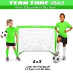 GoSports Portable Soccer Goals for Kids - Set of 2