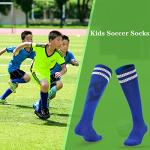 Colorful Knee High Soccer Socks for Kids