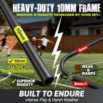 Kids Portable Soccer Goals with Ball & Carry Bag