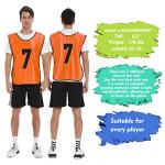 PULUOMASI 12 Pack Soccer Training Vests
