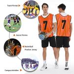 PULUOMASI 12 Pack Soccer Training Vests