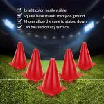 MIVERYEA 24 Pack Training Cones for Soccer Drills