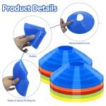 15PCS Agility Training Cones with Carry Bag
