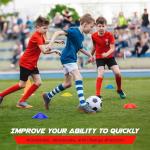 Agility Soccer Cones Set with Carry Bag
