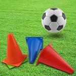 Mirepty 7" Plastic Agility Marker Cones - 12 Pack