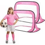 NOVAEST 48"x32" Pop Up Soccer Goals - 2 Pack
