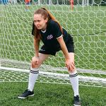 Elfcool 10 Pairs Stripe Knee High Soccer Socks