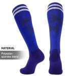 Elfcool 10 Pairs Stripe Knee High Soccer Socks