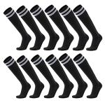 Ultrafun 6 Pairs Knee High Compression Soccer Socks