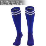 Elfcool 10 Pairs Stripe Knee High Soccer Socks