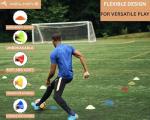 AgilMove Multi-Color Soccer Training Cones (25-Pack)