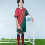 Youth Soccer Jersey Set for Kids - Red/Green