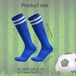 Ultrafun 6 Pairs Knee High Compression Soccer Socks