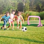 NOVAEST 48"x32" Pop Up Soccer Goals - 2 Pack
