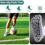 Men’s Soccer Socks with Grip Pads - 4 Pairs