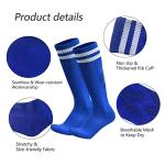 Ultrafun 6 Pairs Knee High Compression Soccer Socks
