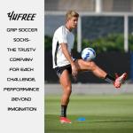 Yufree Non-Slip Grip Soccer and Sports Socks