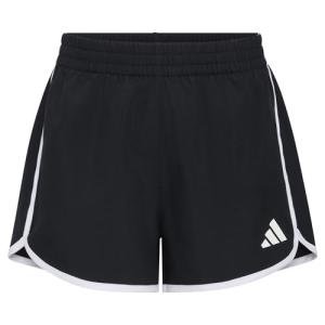 Adidas Girls' Black Pacer Shorts, Size Medium