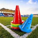 24 Pack 9-Inch Soccer Agility Training Cones