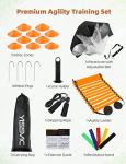 YISSVIC 20ft Agility Ladder Training Equipment Set