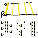 20ft Agility Ladder for Soccer Training with Carry Bag