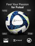 Kyaus Futsal Ball - Size 4, FIFA Certified