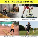 20ft Agility Ladder for Soccer Training with Carry Bag