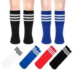 Toddler Knee-High Soccer Socks - 4 Pairs