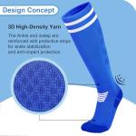YMYDYFC Kids Knee High Soccer Socks - 3 Pack