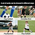 Toddler Knee-High Soccer Socks - 4 Pairs
