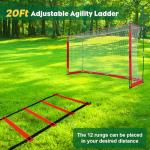 RINREA Portable Collapsible Soccer Goal with Accessories