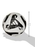 adidas Tiro Club Soccer Ball, White/Black, Size 5