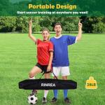 RINREA Portable Collapsible Soccer Goal with Accessories