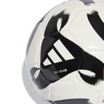 adidas Tiro Club Soccer Ball, White/Black, Size 5
