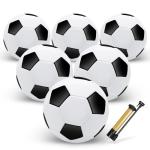 Zantrech 6 Pack Size 3 Soccer Balls with Pump