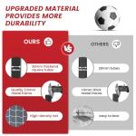 Bearwill Portable 12x6FT Soccer Goal with Carry Bag