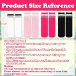 Sarfel Girls' Knee High Soccer Socks - Pink