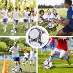 6 Pack Classic Size 4/5 Soccer Balls with Pump