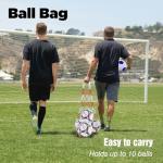 6 Pack Classic Size 4/5 Soccer Balls with Pump