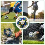 ZWAW Size 5 Waterproof Soccer Ball with Pump