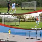 Portable 12x6 FT Soccer Goal with Carry Bag
