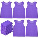 Sintege 12 Pcs Soccer Scrimmage Vests - Purple