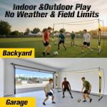 Portable 12X6FT Soccer Goal for Backyard Training