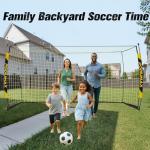 Portable 12X6FT Soccer Goal for Backyard Training