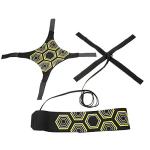 EastyGold Football Kick Trainer Soccer Training Aids Hands Free Throw Sole Practice Equipment with Adjustable Belt Elastic Rope Fits Ball 3, 4,and 5